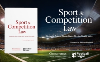 Publication du livre « Sport & Competition Law »